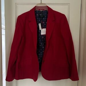 Talbots NWT Vibrant Red Blazer